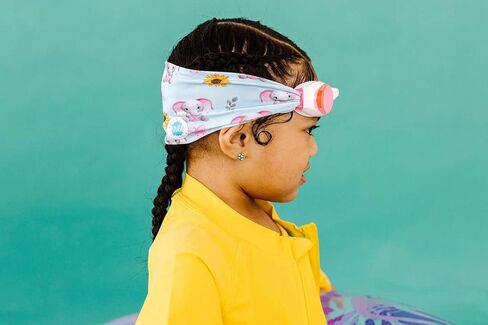SPLASH SWIM GOGGLES with Fabric Strap - Around The World Collection- Fun, Fashionable, Comfortable - Kids Swim Goggles in Saudi Arabia