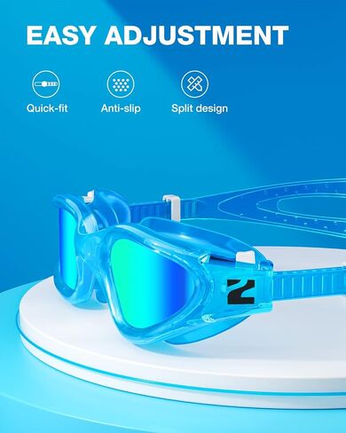 ZIONOR Kids Swim Goggles, G1MINI Polarized Swimming Goggles Comfort for Age 6-14 in Kuwait