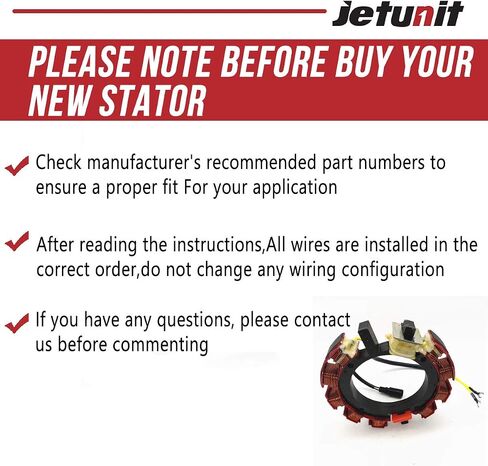 Stator For Johnson Evinrude 173-4291 582654 584291 Outboard 115 120 140 150 HP 1.8 L 35 Amp 1984-1987 4/6-Cylinder in Saudi Arabia