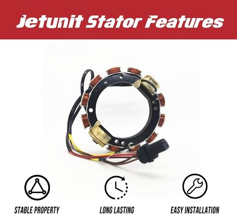 الجزء الثابت من JETUNIT لجونسون Evinrude 173-4766 583779 خارجي 60 65 70 HP 584766 584236 763762 9-Amp 3 سلندر ثنائي الأشواط (1989-1998) in Saudi Arabia