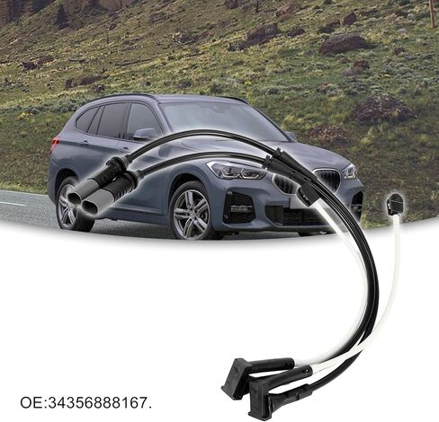 ACROPIX Front Disc Brake Pad Wear Sensor Fit for BMW X1 - Pack of 1 Black in Saudi Arabia