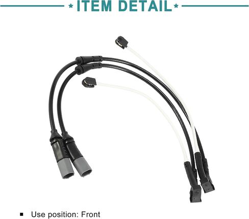 ACROPIX Front Disc Brake Pad Wear Sensor Fit for BMW X1 - Pack of 1 Black in Saudi Arabia