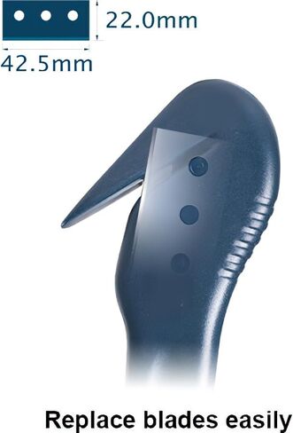 Excell SD-259 Stretch Film Cutter; Designed to Glide Through Wrapped Films; Made of High-impact Plastic; Replacement Blades not Included in Saudi Arabia