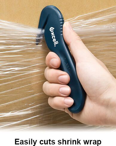 Excell SD-259 Stretch Film Cutter; Designed to Glide Through Wrapped Films; Made of High-impact Plastic; Replacement Blades not Included in Saudi Arabia