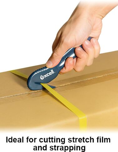 Excell SD-259 Stretch Film Cutter; Designed to Glide Through Wrapped Films; Made of High-impact Plastic; Replacement Blades not Included in Saudi Arabia