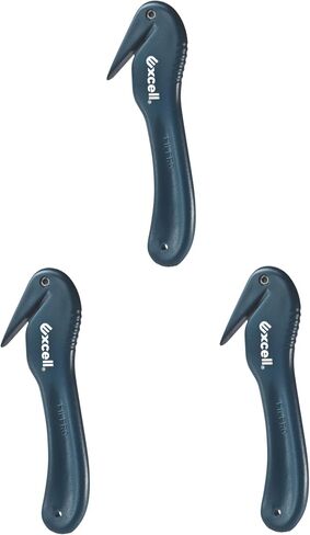 Excell SD-259 Stretch Film Cutter; Designed to Glide Through Wrapped Films; Made of High-impact Plastic; Replacement Blades not Included in Saudi Arabia