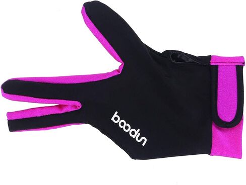 قفازات Vosarea Man Woman المرنة بثلاثة أصابع لرماة البلياردو Carom Pool Snooker Cue Sport - يمكن ارتداؤها على اليد اليمنى أو اليسرى in Kuwait