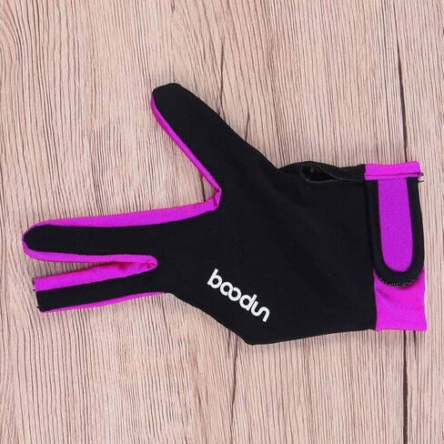 قفازات Vosarea Man Woman المرنة بثلاثة أصابع لرماة البلياردو Carom Pool Snooker Cue Sport - يمكن ارتداؤها على اليد اليمنى أو اليسرى in Kuwait