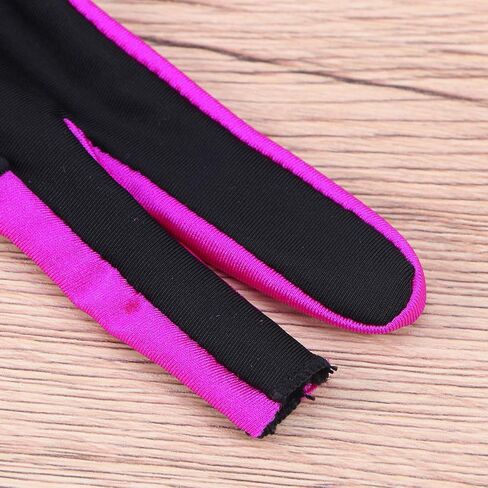 قفازات Vosarea Man Woman المرنة بثلاثة أصابع لرماة البلياردو Carom Pool Snooker Cue Sport - يمكن ارتداؤها على اليد اليمنى أو اليسرى in Kuwait