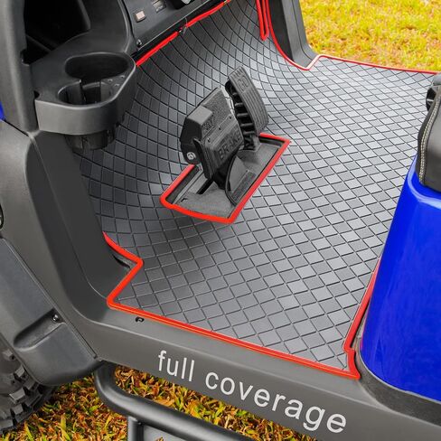 بطانة أرضية بتغطية كاملة لبساط عربة الجولف من Techlnovat لـ EZGO TXT (1994+)، Club Car Precedent (2004-2022)، Valor (1994+)، Express S4 (2012-2020)، Onward & Tempo (2017-2022)، Villager & Tempo (2017-2022)، V4L (2019-2022) in Saudi Arabia