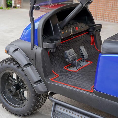 بطانة أرضية بتغطية كاملة لبساط عربة الجولف من Techlnovat لـ EZGO TXT (1994+)، Club Car Precedent (2004-2022)، Valor (1994+)، Express S4 (2012-2020)، Onward & Tempo (2017-2022)، Villager & Tempo (2017-2022)، V4L (2019-2022) in Saudi Arabia