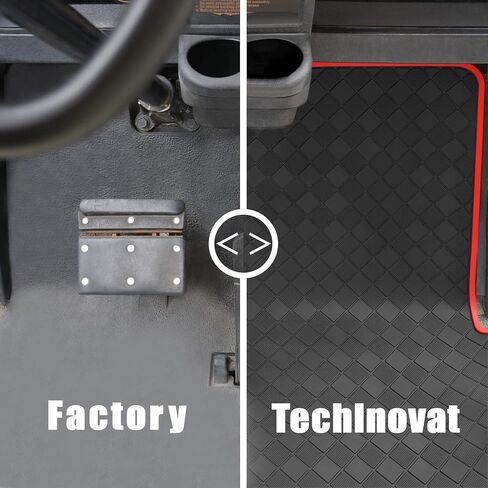 Techlnovat Golf Cart Mat Full Coverage Floor Liner for EZGO TXT (1994+), Club Car Precedent (2004-2022), Valor(1994+), Express S4(2012-2020), Onward & Tempo (2017-2022), Villager & V4L (2019-2022) in Kuwait