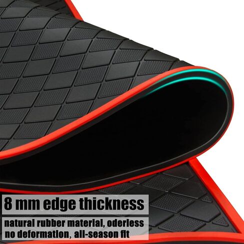 Techlnovat Golf Cart Mat Full Coverage Floor Liner for EZGO TXT (1994+), Club Car Precedent (2004-2022), Valor(1994+), Express S4(2012-2020), Onward & Tempo (2017-2022), Villager & V4L (2019-2022) in Kuwait