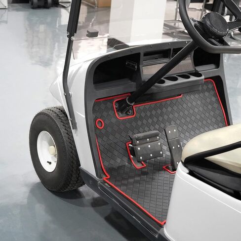 Techlnovat Golf Cart Mat Full Coverage Floor Liner for EZGO TXT (1994+), Club Car Precedent (2004-2022), Valor(1994+), Express S4(2012-2020), Onward & Tempo (2017-2022), Villager & V4L (2019-2022) in Kuwait