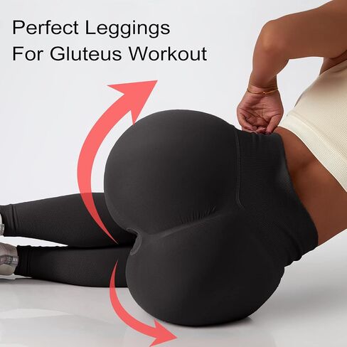 CFR High Waist Butt Scrunch Leggings Workout Seamless Leggings for Women Sexy Cut Out Yoga Pants in Saudi Arabia
