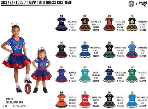 زي تنكري للفتيات من NFL MVP Tailgate Tutu in Kuwait