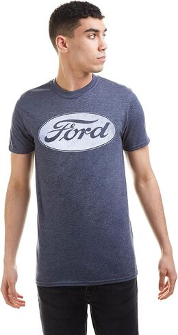 تي شيرت Popfunk Classic Ford Logo للرجال in Saudi Arabia