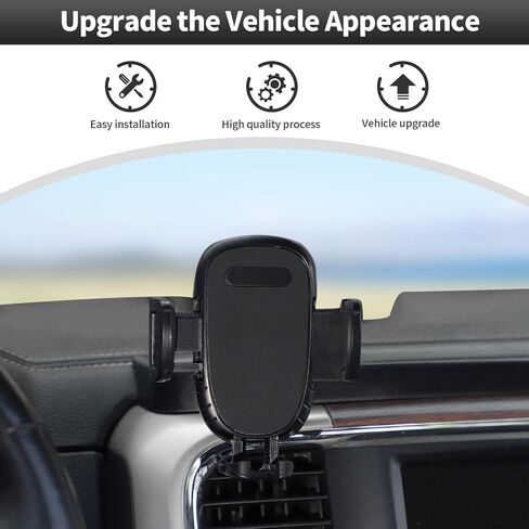 CheroCar for Ram Phone Holder, Phone Mount Storage Tray Multi-Mount Dash Holder Cellphone System Kit Compatible with 2010-2017 Dodge RAM,Black-F in Saudi Arabia