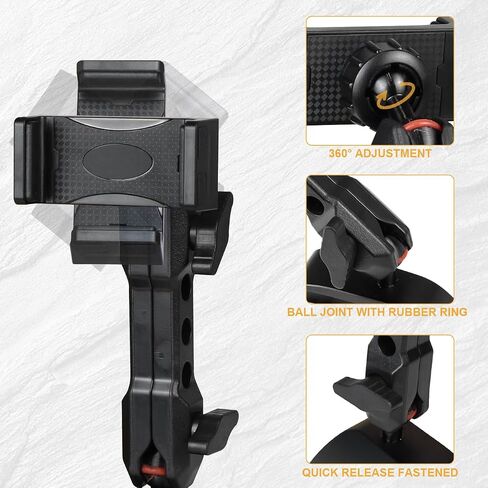 HIBRONGO Dash Phone Mount Holder Compatible with Ford Bronco 2021 to 2023 Dashboard Mounting Kit Accessories for Driver Side Grab Handle Cell Phone Holder in Saudi Arabia