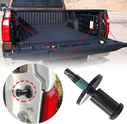 مجموعة مسامير قفل مزلاج الباب الخلفي الخلفي تناسب 1997-2016 Ford F150 F250 F350 F450 F550 Super Duty Explorer Sport Trac 1L3Z-99404A42-AA in Kuwait