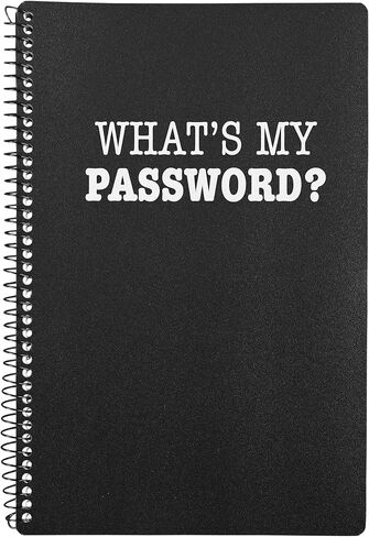 Iconikal What's My Password? Password Saver Personal Organizer, 8 x 5-Inch For Usernames, Sites, Services in Saudi Arabia