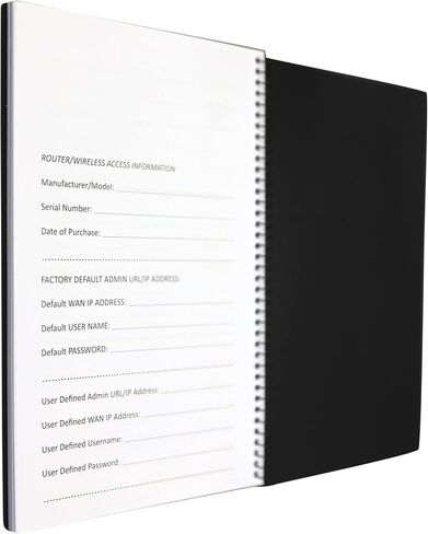 Iconikal What's My Password? Password Saver Personal Organizer, 8 x 5-Inch For Usernames, Sites, Services in Saudi Arabia