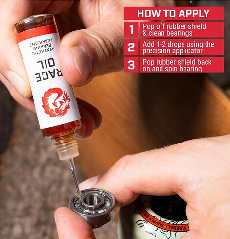 Fireball Dragon Bearing Lube for Skateboards - Longboard Bearing Lubricant - Inline Skate Lube in Saudi Arabia