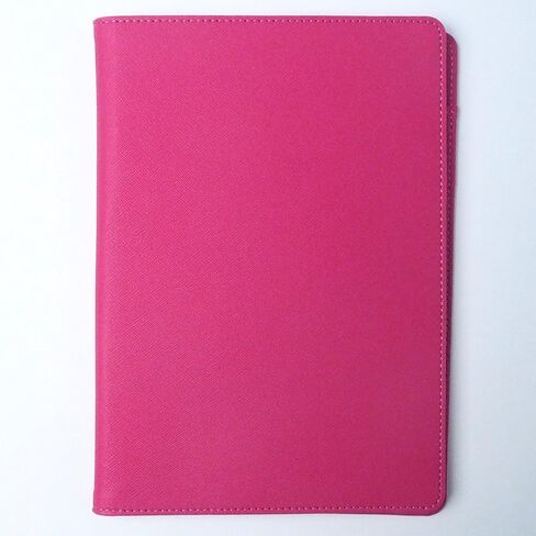 AHZOA Colorful 4 Pockets A5 Size Memo Padfolio S1, Including 5 X 8 Inch Legal Writing Pad, Synthetic Leather Handmade about 6.3 X 8.7 Inch Folder Clipboard Holder (light pink) in Saudi Arabia