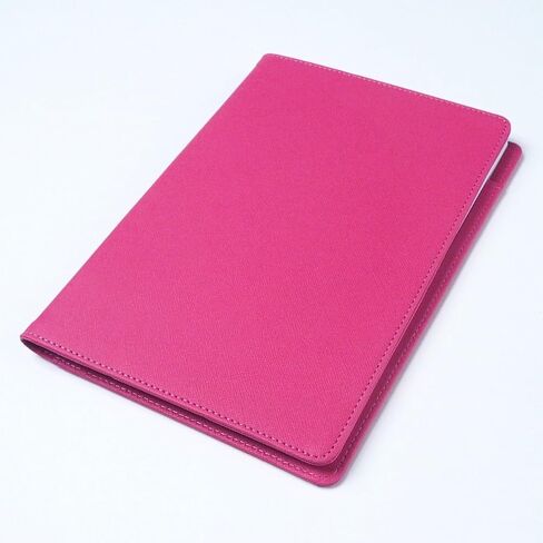 AHZOA Colorful 4 Pockets A5 Size Memo Padfolio S1, Including 5 X 8 Inch Legal Writing Pad, Synthetic Leather Handmade about 6.3 X 8.7 Inch Folder Clipboard Holder (light pink) in Saudi Arabia