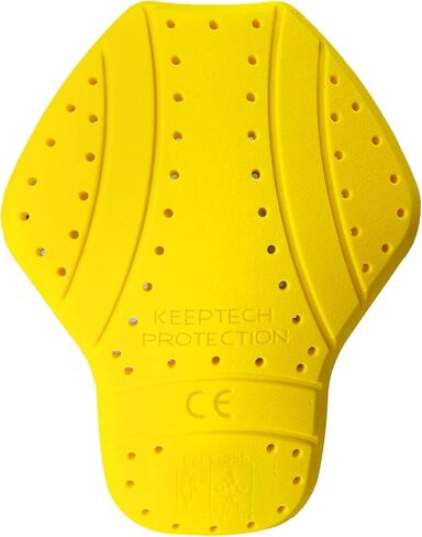 MOTOSTYLEWEAR - وسادة حماية خلفية معتمدة من المستوى 2 من CE، 17 بوصة × 12.50 بوصة كبيرة معتمدة من CE، حشوات واقية للدرع الخلفي قابلة للتنفس لسترات الدراجات النارية. in Kuwait