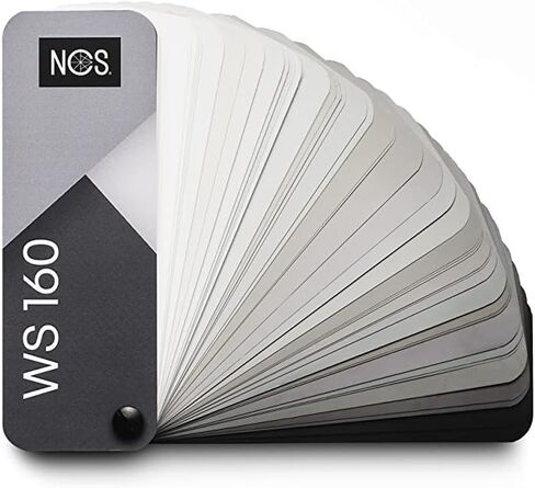 إن سي إس دبليو إس 160 | دليل الألوان الأساسي للظلال الأسود والأبيض والرمادي | متعددة الوظائف ودائمة | الوزن - 0.55 رطل، الحجم - 6.1 × 2 × 1.7 بوصة in Kuwait