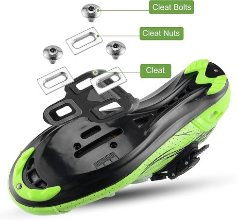 ROCKBROS Bike Pedals Road Bicycle Pedals Cleats Set Clipless Pedals Compatible with Look KEO Structure in Saudi Arabia