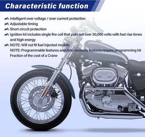 53-660 Single Ignition Programmable Kit Fit for Big Twin Models 1970-1999 (Except Twin Cam) | Fit for Sportster 1986-2003 (Except "S" models) in Saudi Arabia