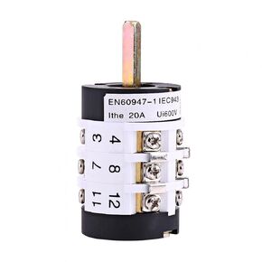 Tire Machine Switch, 220V/380V 20A Car Tire Changer Metal Machine Motor Forward Reverse Switch Tool