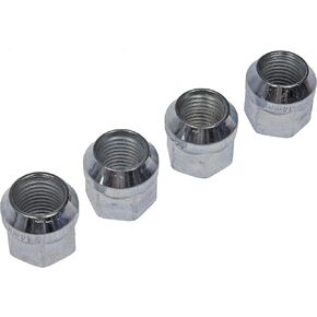 Dorman 711-606 Wheel Nut Chrome Bulge M14-1.50 Compatible with Select Models, 4 Pack