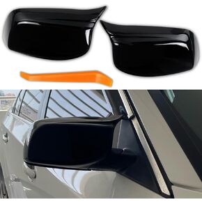 Sport Carbon Fiber Side Mirror Cover Caps Replacement for 2005-2010 BMW 5 Series E60 M5 545i 550i M6 E64 645Ci 630i 650i E63 Accessories Exterior Trim Parts Tuning Accesorios, 1 Pair