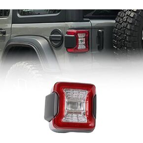 LED Tail Lights Fit for 2018-2023 Jeep Wrangler JL,Rear Lights Assembly With Running Light, Brake Turn Signal Lamp and Reverse Lamp Functions(passenger Right side)