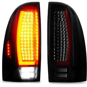 Tail Light + 3rd Third Brake Cargo Lamp for 2005-2015 Toyota Tacoma, High Mount Stop Light Rear LED Taillight Assembly, TO2800177, TO2801177, TO2800158, TO2801158, 8156004150, 8155004150