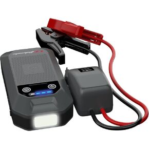 Schumacher Electric Lithium Jump Starter and Portable Power Pack SL1672, 4-in-1, 1000A, 12V, 10 Watt Wireless and 3A USB Charging- Works on Cars, Trucks, Motorcycles, Marine Batteries, SUVs, and More