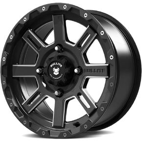 Bullite BT-02 Lancer UTV Wheels Gunmetal Gray Rims 14x7, 4x137/ 5+2 Offset, Can-Am Maverick X3 Commander Renegade Outlander Defender