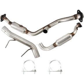 KAX Catalytic Converter Fit for 2011-2014 F150 V6 3.5L, Left/Right 50495/53969 Stainless Steel High Performance 3PCS (EPA Compliant)