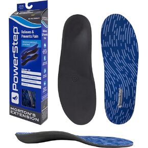 Powerstep Morton's Extension Carbon Fiber Orthotic Insole for Turf Toe, Foot Fractures, & Hallux Rigidus Plus Powerstep Clinically Proven Arch Support