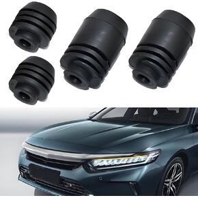 Car Door Hood Bumper Stoper Rubbers - Hood Bumper Rubber Stops for Honda CRV Odyssey City Fit Doors Hood Stoper Cushion Bumper Stoppers Buffer Rubber Pad-4Pcs