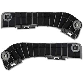 GRAND ORANGE Front Bumper Brackets Driver and Passenger Side Compatible with Chevy Malibu 2016-2022 Black Bumper Bracket Set