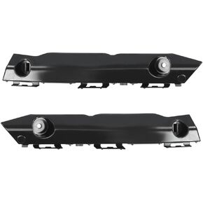GRAND ORANGE Front Bumper Brackets Driver and Passenger Side Compatible with Chevy Malibu 2016-2022 Black Bumper Bracket Set