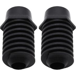 2PCS Rear Hood Adjust Bumper Stop Plastic w/Rubber SHORT CAP Fits for 93-02 Camaro Firebird