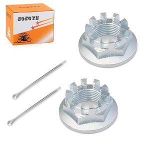 2 Set 18mm Rear Axle Castle Nuts 90305-HA8-000 for Honda ATC200X ATC250 ES SX TRX200 SX D TRX250X TRX250EX Fourtrax 300 TRX300 TRX300FW TRX300EX TRX400EX TRX450R TRX450ER