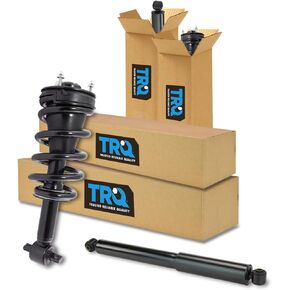 TRQ 4 Piece Front & Rear Complete Strut Assembly Shock Absorber Kit Set for Chevy Avalanche/Suburban/Tahoe GMC Yukon/Yukon XL