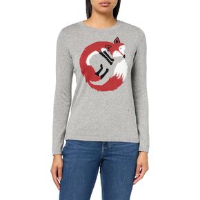 Tommy Hilfiger Women's Graphic Critter Pullover Crewneck Casual Sweater
