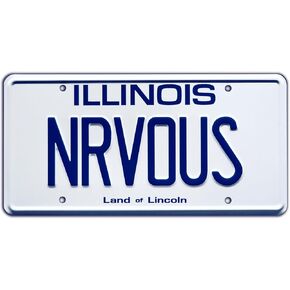 Celebrity Machines Ferris Bueller | NRVOUS | Stamped License Plate